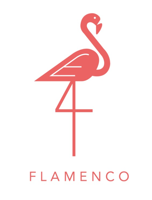 Logo de Flamenco, línea de moda casual premium de Sastrería E. Miranda
